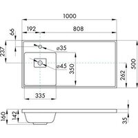 Умывальник Акватон Лайн 100 1A72853KLF01L - Превью изображения №4 — Интернет-магазин Time-Shop