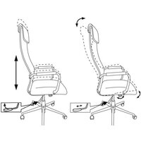 Офисное кресло Бюрократ KB-9N (серый) - Превью изображения №5 — Интернет-магазин Time-Shop