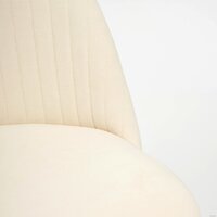 Офисное кресло TetChair Melody (флок, молочный) - Превью изображения №6 — Интернет-магазин Time-Shop