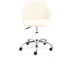 Офисное кресло TetChair Melody (флок, молочный) - Превью изображения №5 — Интернет-магазин Time-Shop