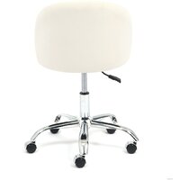 Офисное кресло TetChair Melody (флок, молочный) - Превью изображения №4 — Интернет-магазин Time-Shop