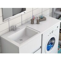 Умывальник Эстет Даллас 130, левая (белый) - Превью изображения №4 — Интернет-магазин Time-Shop