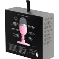 Проводной микрофон Razer Seiren Mini Quartz Pink - Превью изображения №5 — Интернет-магазин Time-Shop