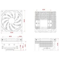 Кулер для процессора ID-Cooling IS-67-XT White - Превью изображения №8 — Интернет-магазин Time-Shop