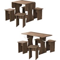 Обеденная группа Артём-Мебель Остин СН-130 ДСП (дуб экспрессив/бронзовый) - Превью изображения №3 — Интернет-магазин Time-Shop