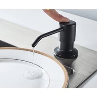 Кухонная мойка БелЭворс Forma L + смеситель W74004-2 + дозатор L405F (черный) - Превью изображения №7 — Интернет-магазин Time-Shop