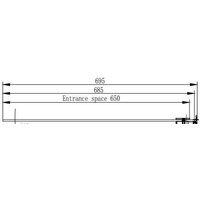 Стеклянная шторка для ванны Ambassador Bath Screens 16041101 70 - Превью изображения №5 — Интернет-магазин Time-Shop