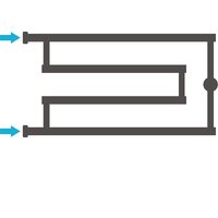 Полотенцесушитель Сунержа High-Tech model G 320x650 00-4051-3265 - Превью изображения №4 — Интернет-магазин Time-Shop