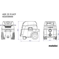 Пылесос Metabo ASR 35 M ACP - Превью изображения №9 — Интернет-магазин Time-Shop