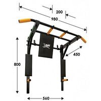 Турник с брусьями Absolute Champion Профи 3 в 1 АЧ 15163 (белый) - Превью изображения №3 — Интернет-магазин Time-Shop