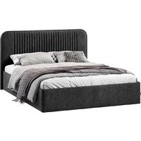 Трия Тиффани Тип 1 c ПМ и заглушиной 160x200 (микровелюр Wellmart Graphite)