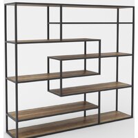 Hype Mebel Зиг-Заг 170x150 (черный/дуб галифакс олово)