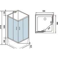 Душевая кабина WeltWasser WW500 Aller 901 - Превью изображения №9 — Интернет-магазин Time-Shop