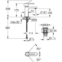 Смеситель Grohe Plus 33163003 - Превью изображения №2 — Интернет-магазин Time-Shop