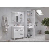  Volna Шкаф с зеркалом Joli 70 R (белый) - Превью изображения №7 — Интернет-магазин Time-Shop