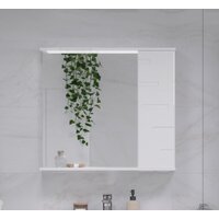  Volna Шкаф с зеркалом Joli 70 R (белый) - Превью изображения №3 — Интернет-магазин Time-Shop