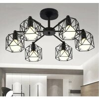 Люстра средней высоты Sundays Home KR-23 6198 (с лампами Led-Шар-deco 6шт) - Превью изображения №16 — Интернет-магазин Time-Shop