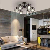 Люстра средней высоты Sundays Home KR-23 6198 (с лампами Led-Шар-deco 6шт) - Превью изображения №15 — Интернет-магазин Time-Shop
