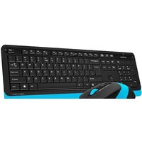 Офисный набор A4Tech Fstyler FG1010 (черный/синий) - Превью изображения №4 — Интернет-магазин Time-Shop