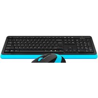 Офисный набор A4Tech Fstyler FG1010 (черный/синий) - Превью изображения №2 — Интернет-магазин Time-Shop