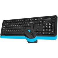 Офисный набор A4Tech Fstyler FG1010 (черный/синий) - Превью изображения №3 — Интернет-магазин Time-Shop