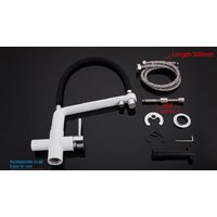 Смеситель Gappo G4398-9 (белый/черный) - Превью изображения №9 — Интернет-магазин Time-Shop