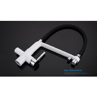 Смеситель Gappo G4398-9 (белый/черный) - Превью изображения №2 — Интернет-магазин Time-Shop