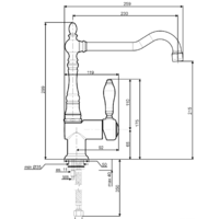 Смеситель Smeg MIR6CR-2 (хром) - Превью изображения №2 — Интернет-магазин Time-Shop