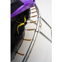 Батут Calviano Outside Master Purple 374 см - 12ft (внешняя сетка, с лестницей) - Превью изображения №5 — Интернет-магазин Time-Shop