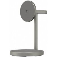 Беспроводное зарядное Magssory Base Pro Wireless Qi2 WCH012t (титановый) - Превью изображения №5 — Интернет-магазин Time-Shop