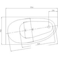 Ванна Aquatek Дива 150x90 (с каркасом и экраном, левая) - Превью изображения №6 — Интернет-магазин Time-Shop