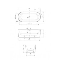 Ванна Cezares Metauro INT Central-180-80-60 - Превью изображения №3 — Интернет-магазин Time-Shop