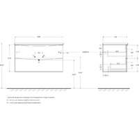  BelBagno Тумба под умывальник MARINO-CER-N-900-2C-SO-RR-P - Превью изображения №2 — Интернет-магазин Time-Shop