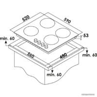 Варочная панель Schaub Lorenz SLK IY6SC3 - Превью изображения №2 — Интернет-магазин Time-Shop