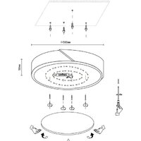 Припотолочная люстра Velante 445-047-01 - Превью изображения №2 — Интернет-магазин Time-Shop
