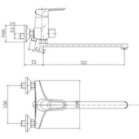 Смеситель Fashun A2204 - Превью изображения №2 — Интернет-магазин Time-Shop