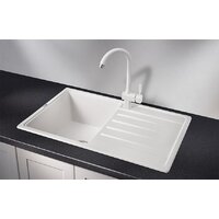 Кухонная мойка Granula ST-7602 (белый) - Превью изображения №2 — Интернет-магазин Time-Shop