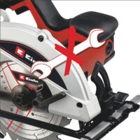 Дисковая (циркулярная) пила Einhell TC-CS 1250 4331040 - Превью изображения №2 — Интернет-магазин Time-Shop