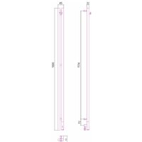 Полотенцесушитель Сунержа Нюанс 3.0 1800 правый 00-5843-1853 - Превью изображения №4 — Интернет-магазин Time-Shop