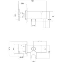 Гигиенический душ Roxen Santi 50094000-BN - Превью изображения №3 — Интернет-магазин Time-Shop