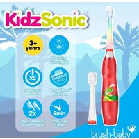 Электрическая зубная щетка Brush-Baby KidzSonic Dinosaur - Превью изображения №4 — Интернет-магазин Time-Shop