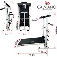 Механическая беговая дорожка Calviano BeFIT (белый) - Превью изображения №13 — Интернет-магазин Time-Shop