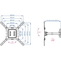 Кронштейн для телевизора Kromax DIX-17 - Превью изображения №2 — Интернет-магазин Time-Shop