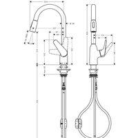 Смеситель Hansgrohe M42 M429-H220 71800000 - Превью изображения №2 — Интернет-магазин Time-Shop