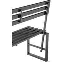 Скамейка Sundays Relax СКМС-1 со спинкой (черный) - Превью изображения №6 — Интернет-магазин Time-Shop