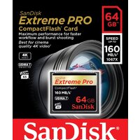 Карта памяти SanDisk Extreme Pro CompactFlash 64GB (SDCFXPS-064G-X46) - Превью изображения №3 — Интернет-магазин Time-Shop