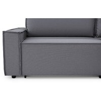 Диван Mio Tesoro Дюссельдорф 293 1.5ек-1.5ек (1173 Savanna Plus Grafit) - Превью изображения №6 — Интернет-магазин Time-Shop