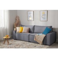 Диван Mio Tesoro Дюссельдорф 293 1.5ек-1.5ек (1173 Savanna Plus Grafit) - Превью изображения №13 — Интернет-магазин Time-Shop