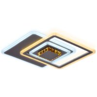 Припотолочная люстра Ambrella light FA262 CF/TI (кофе/янтарь) - Превью изображения №3 — Интернет-магазин Time-Shop
