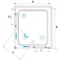 Душевой уголок RGW CL-34B 100х100 - Превью изображения №6 — Интернет-магазин Time-Shop